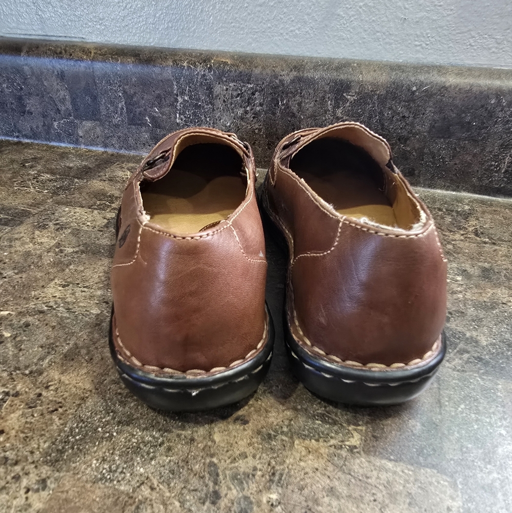 Born Brown Leather Loafers - Picture 5 of 7